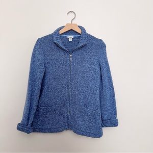 L.L. Bean Zip Up Cardigan